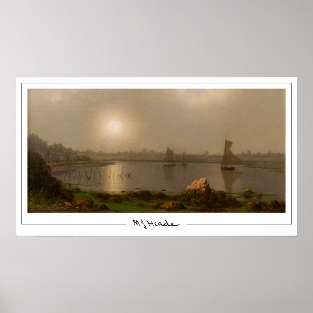 Martin Johnson Heade Zedign Art Poster #56 (Front)