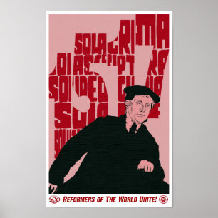 Martin Luther 1517 Anniversary Reformation Poster