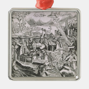 Martin Luther 2 Metal Ornament