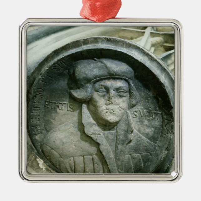 Martin Luther aged 57 with the Luther's Rose Metal Tree Decoration (Front)