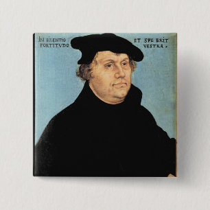 Martin Luther, c.1532 15 Cm Square Badge