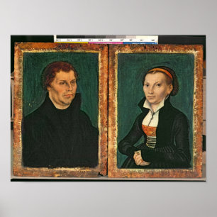 Martin Luther, Katharina von Bora, c.1526 Poster