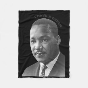 Martin Luther King_i Have A Dream Sticker  Fleece Blanket
