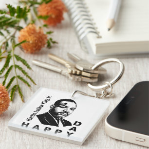 Martin Luther King Jr Day Commemorative Key Ring