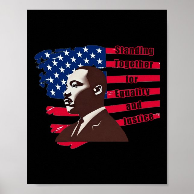 Martin Luther King Jr. Day Mlk Sticker  Poster (Front)