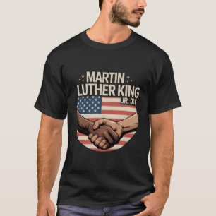 Martin Luther King Jr Day Unity Handshake T-Shirt