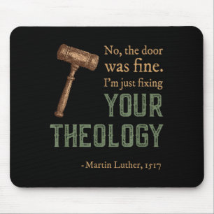 Martin Luther Reformed Christian Reformation Day  Mouse Pad