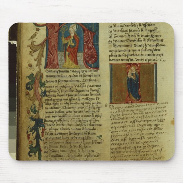 Martin Luther's Enrolment Mouse Pad (Front)