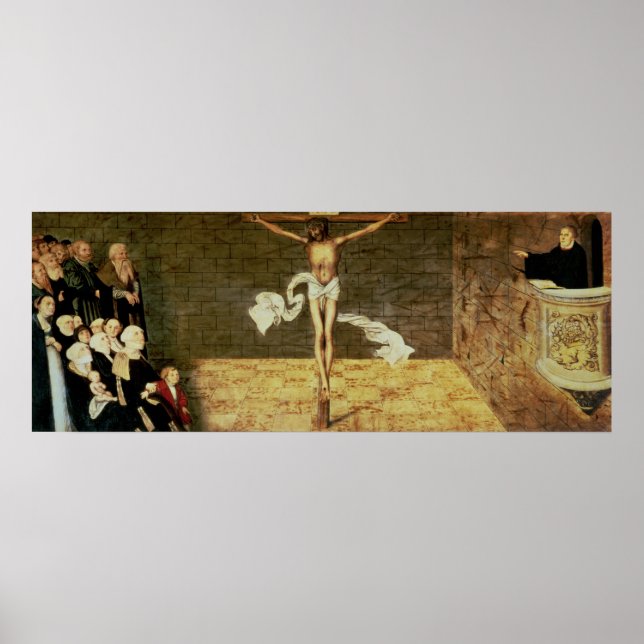 Martin Luther's Sermon Poster (Front)