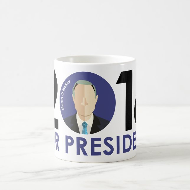 Martin O’Malley 2016 for president custom mug (Center)