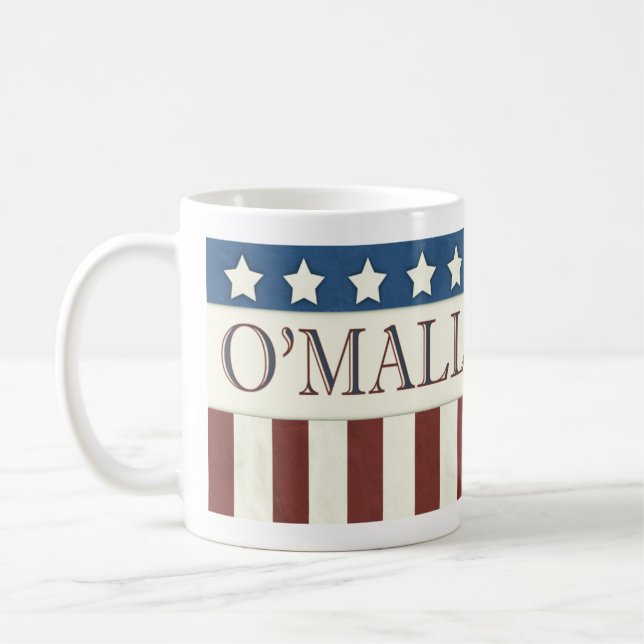 Martin O'Malley President 2016 Stars and Stripes Coffee Mug (Left)