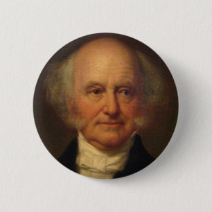 Martin Van Buren 8 6 Cm Round Badge