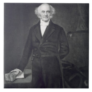 Martin Van Buren, 8th President of the United Stat Ceramic Tile