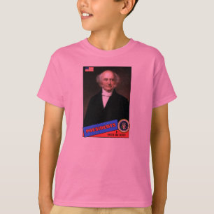 Martin Van Buren Baseball Card T-Shirt