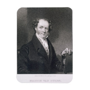 Martin Van Buren, engraved by E. Wellmore (engravi Magnet