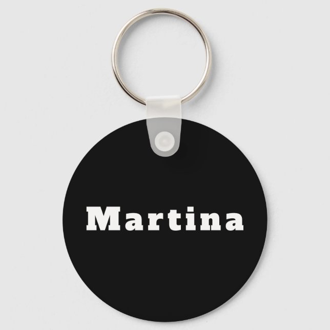 Martina Key Ring (Front)