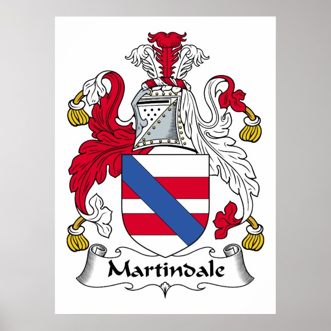 Martindale Family Crest Poster (Front)