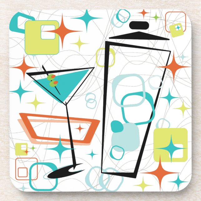 Martini A Go-Go! Coaster (Front)