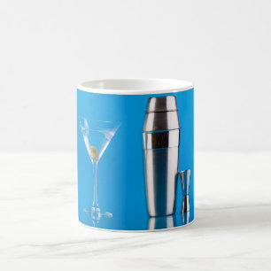 Martini and a shaker coffee mug