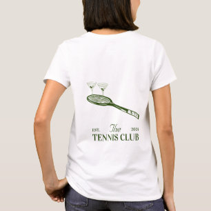 martini and tennis club party T-Shirt