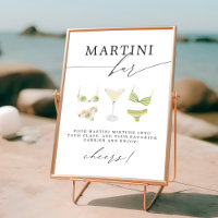Martini Bar | Martinis & Bikinis Bridal Shower