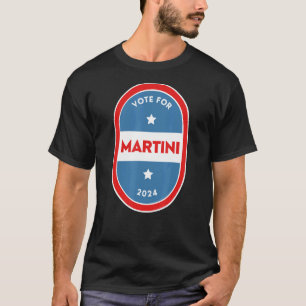 Martini Bartender Political Election Parody 2024 T-Shirt