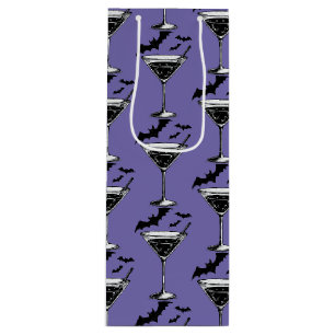 Martini Bats Wine Gift Bag