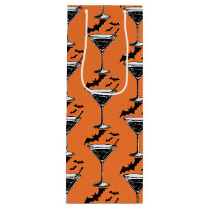 Martini Bats Wine Gift Bag