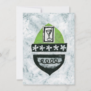 Martini Break Greeting Card