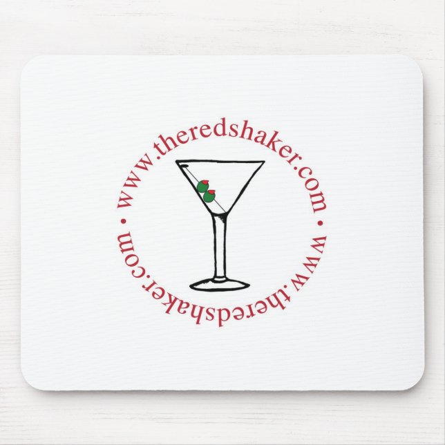 Martini Circle Mousepad (Front)