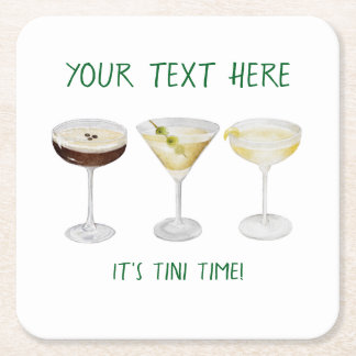 Martini Coasters