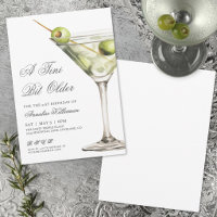 Martini Cocktail Adult Birthday Party