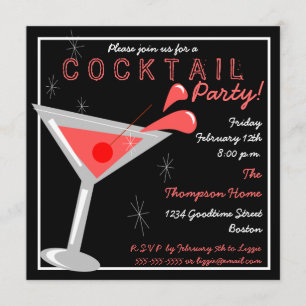 Martini Cocktail Party Invitation