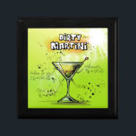Martini Cocktail Recipe Gift Box<br><div class="desc">Great for the cocktail aficionados out there or those who just love a good drink recipe.  There is a whole line of cocktail recipe items available. Great for birthday or holiday presents.</div>
