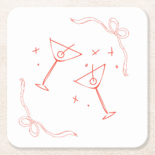 Martini Cool Girl Coaster