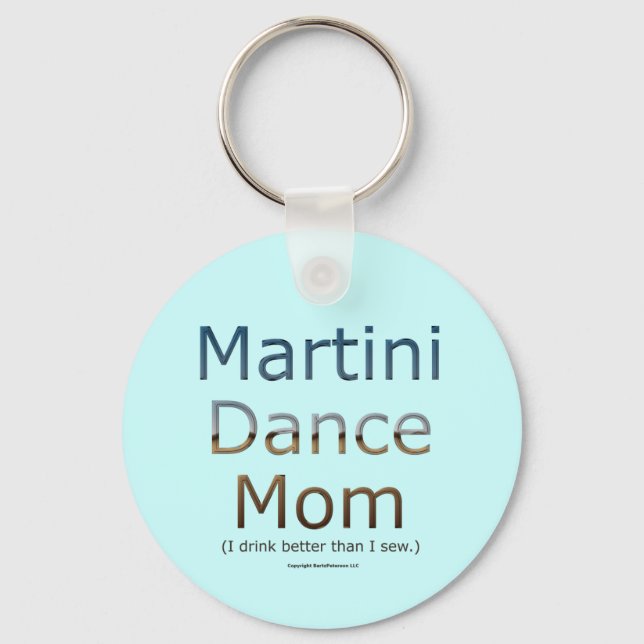 Martini Dance Mum Key Chain (Front)