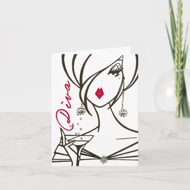 Martini Diva Card (Front)
