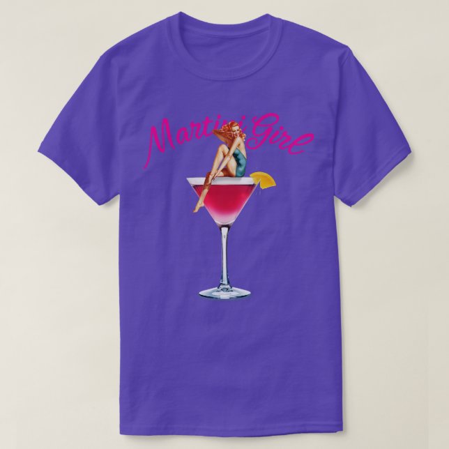 Martini Girl T-Shirt (Design Front)