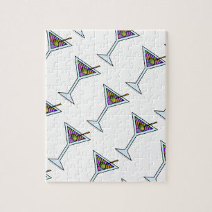 MARTINI GLASS JIGSAW PUZZLE