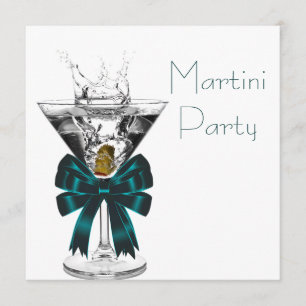 Martini Glass Martini Party Invitations