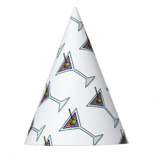 MARTINI GLASS PARTY HAT