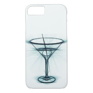 Martini Glass Sketch iPhone 8/7 Case