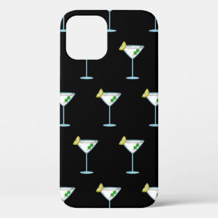 Martini Lovers Cocktail Glass Bartender Alcohol iPhone 12 Case