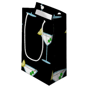 Martini Lovers Cocktail Glass Bartender Alcohol Small Gift Bag