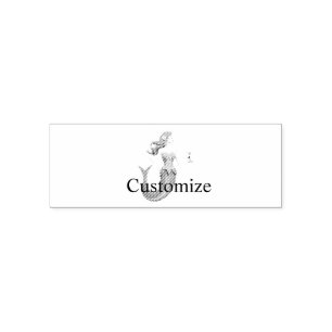 Martini Mermaid Thunder_Cove Self-inking Stamp