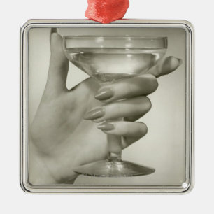 Martini Metal Tree Decoration