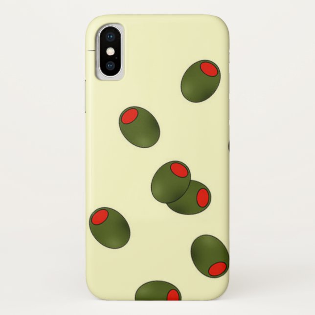 Martini Olives iPhone / iPad case (Back)