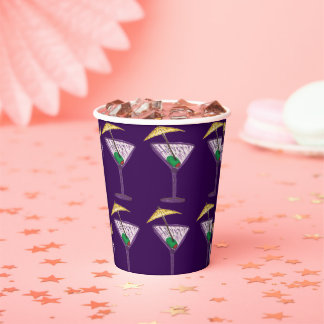 Martini Party Paper Cups