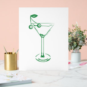 Martini Poster Print