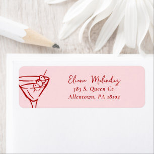 Martini Return Address Labels